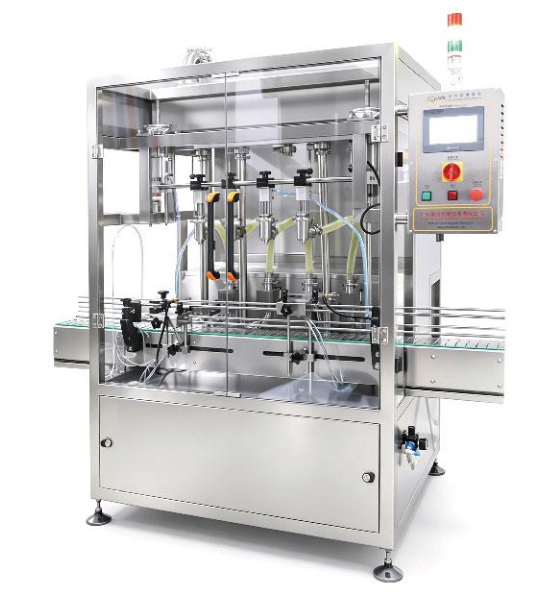 Automated bottle filling machine