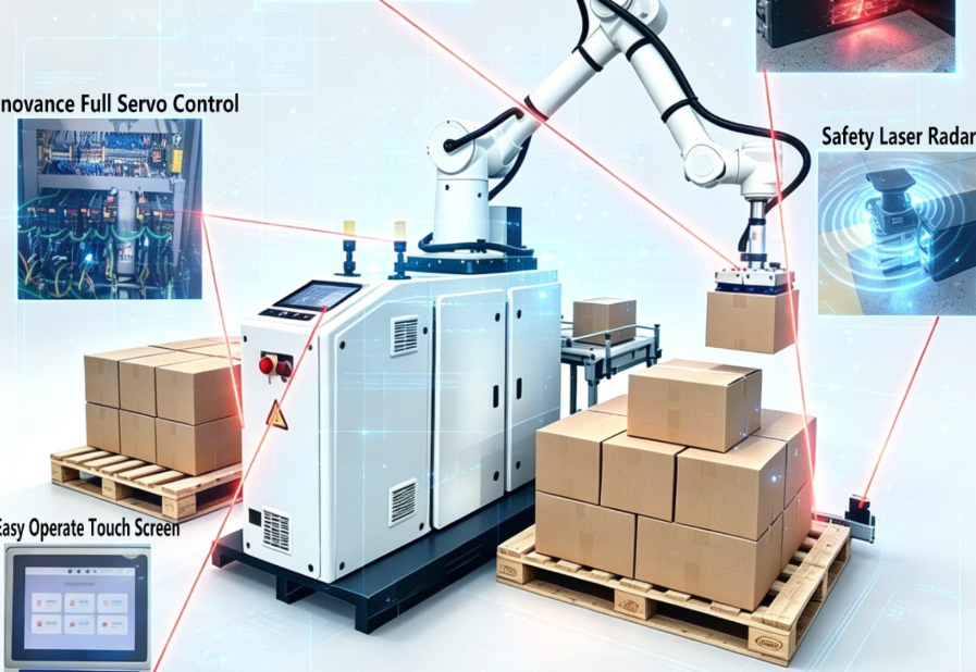Robotic pallet stacking